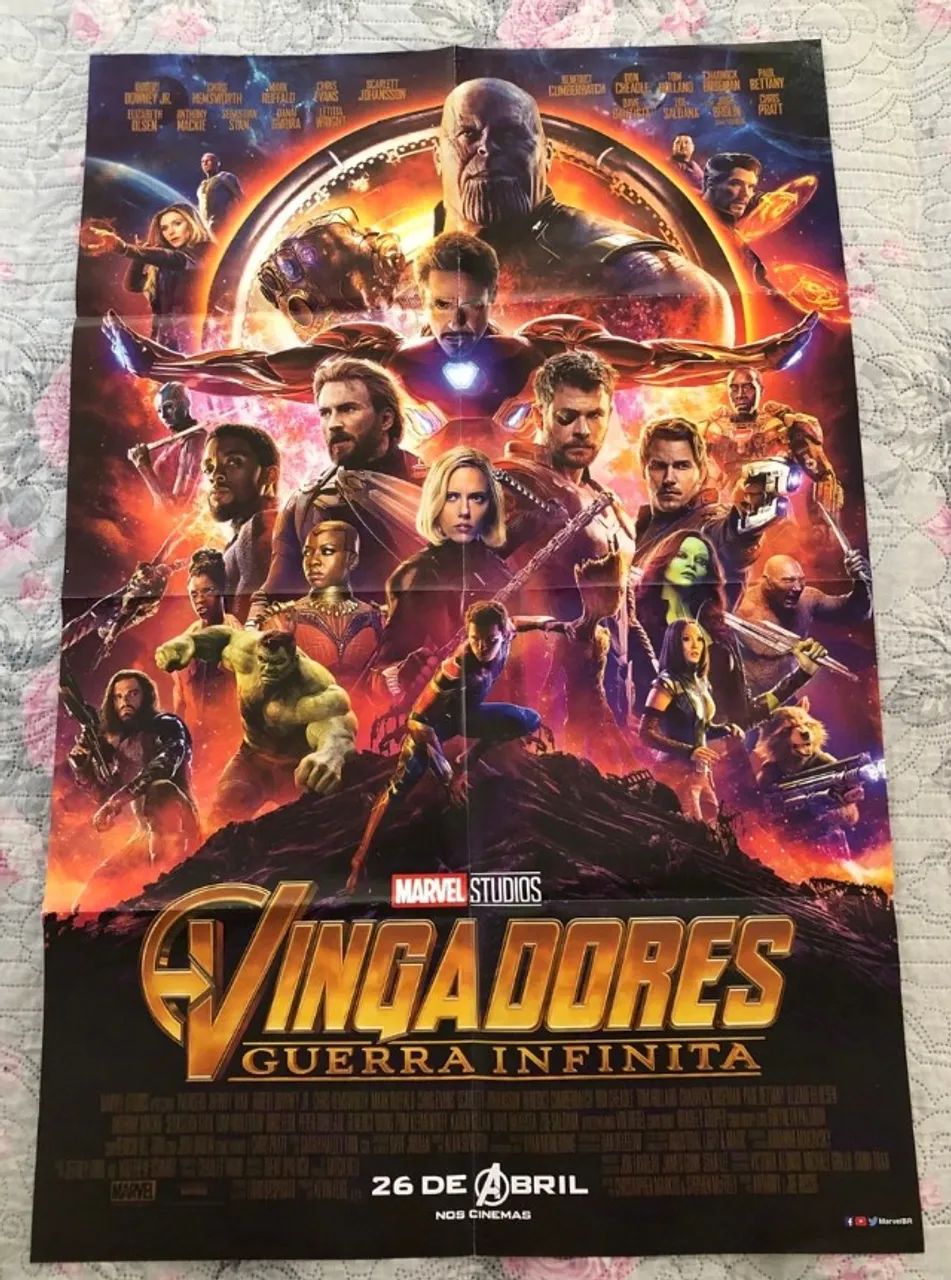 Pôsteres Filme Vingadores  - Foto 3