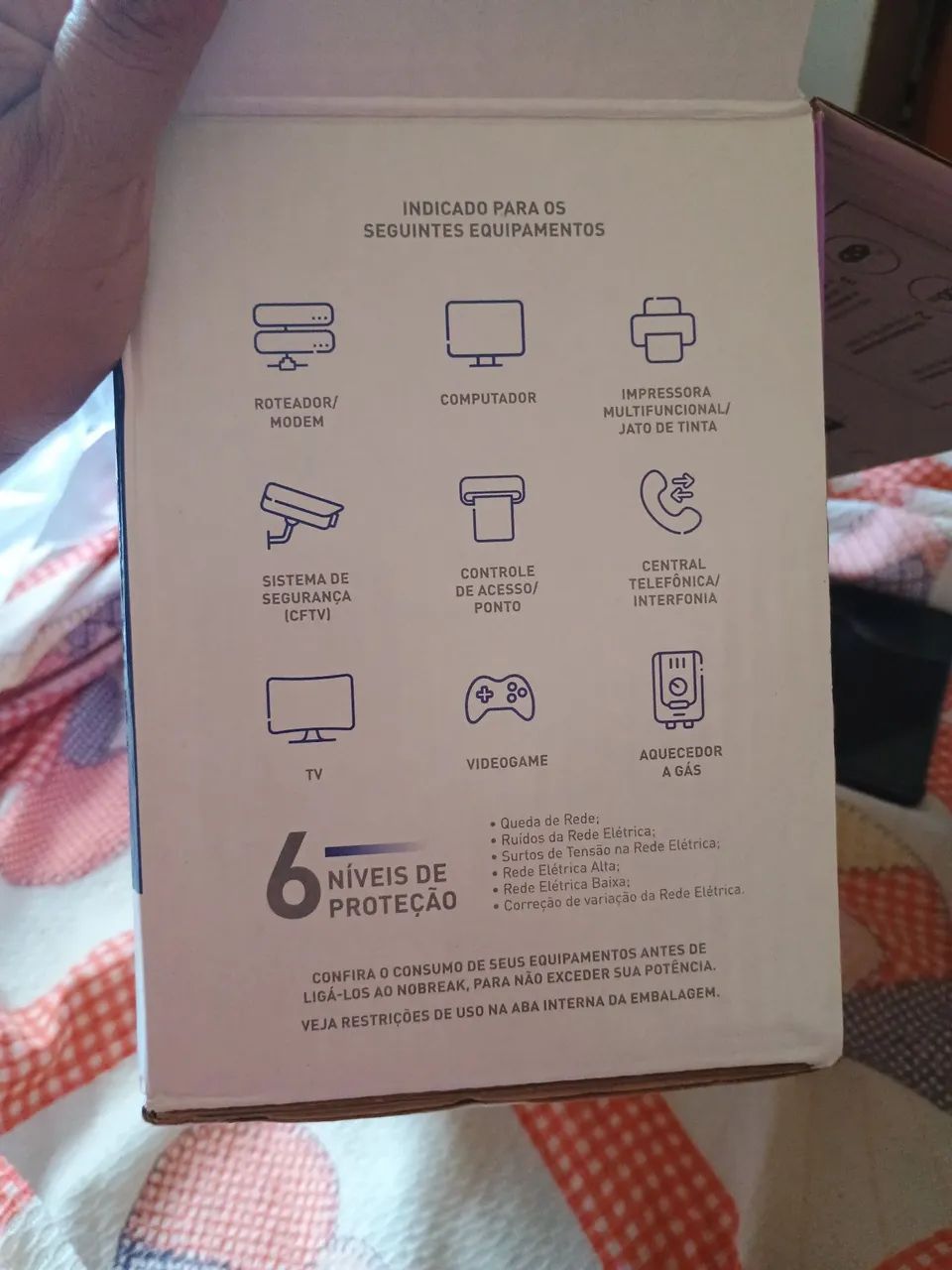 Nobreak SMS TECH 6 tomadas. - Foto 4