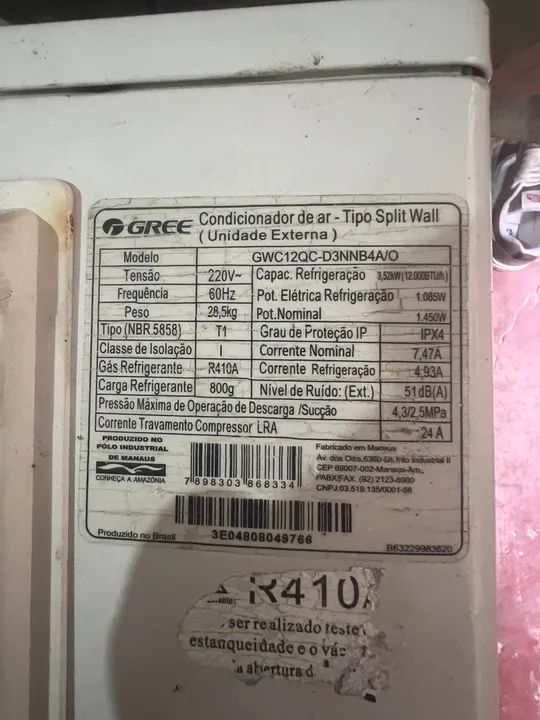 Ar Condicionado Gree 9000 BTUs Split - Foto 2