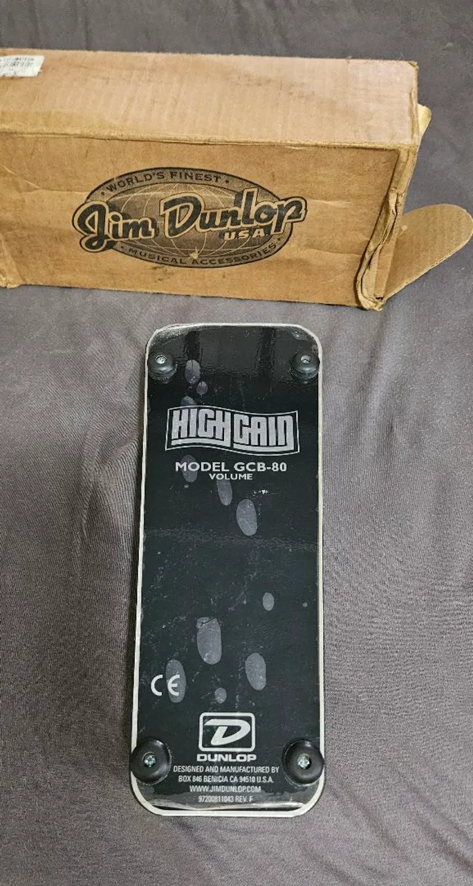 pedal de volume dunlop