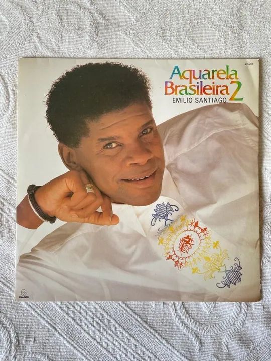 Disco de vinil - Aquarela Brasileira 2 - Emílio Santiago