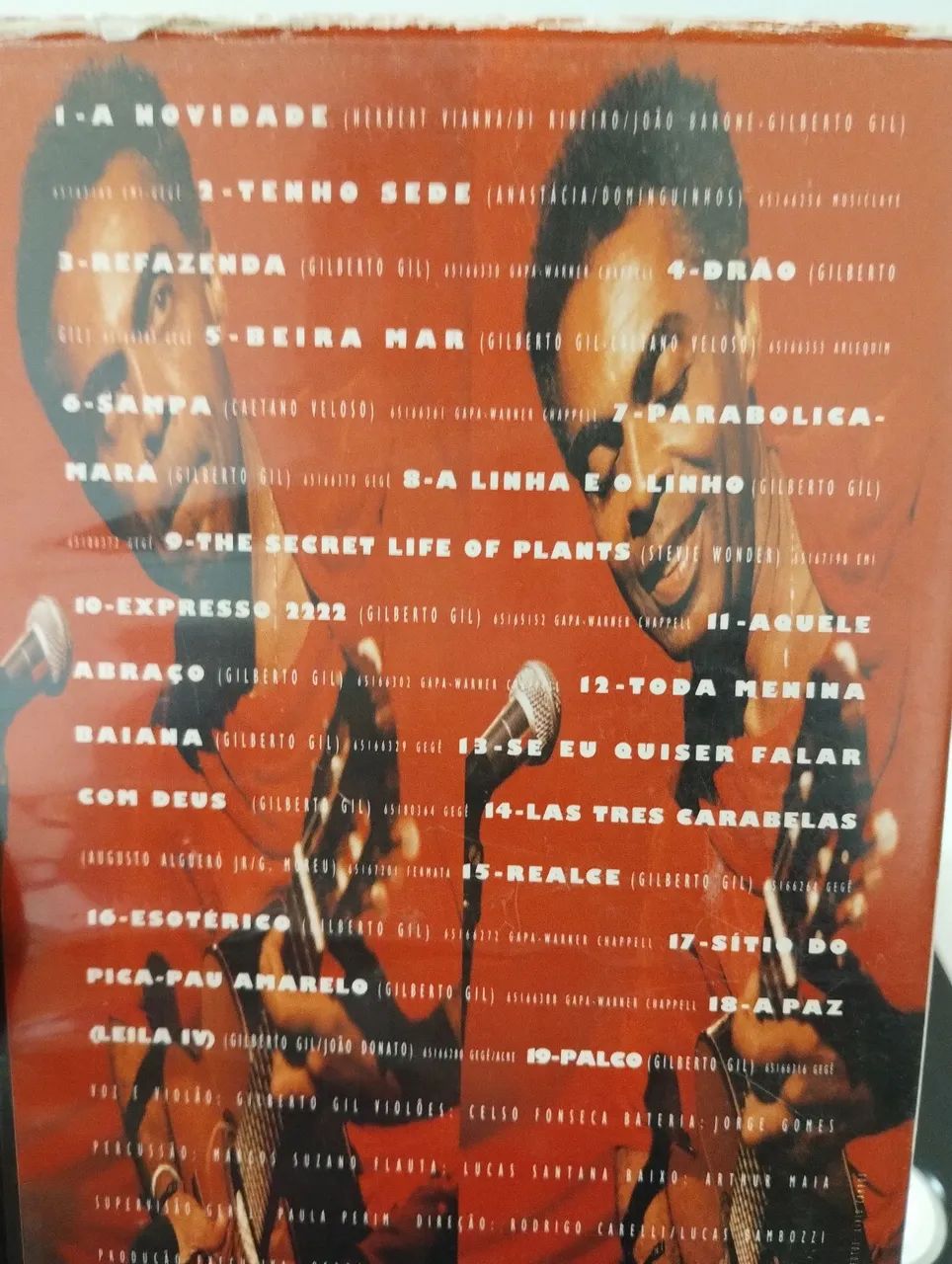 Fita VHS Gilberto Gil Unplugged (Oficial Warner 1994) - Foto 5