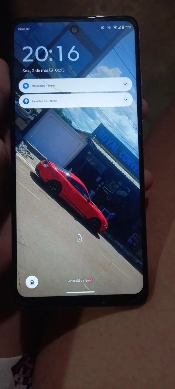 Motorola g24 power 256 gb,na cor lilás.