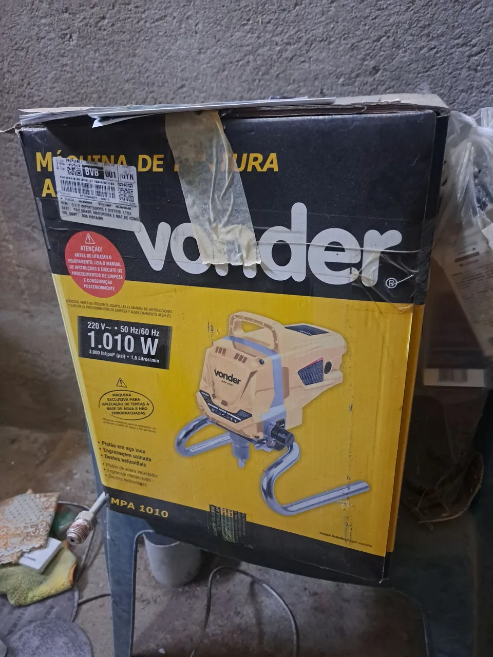 Máquina de Pintura Vonder MPA 1010