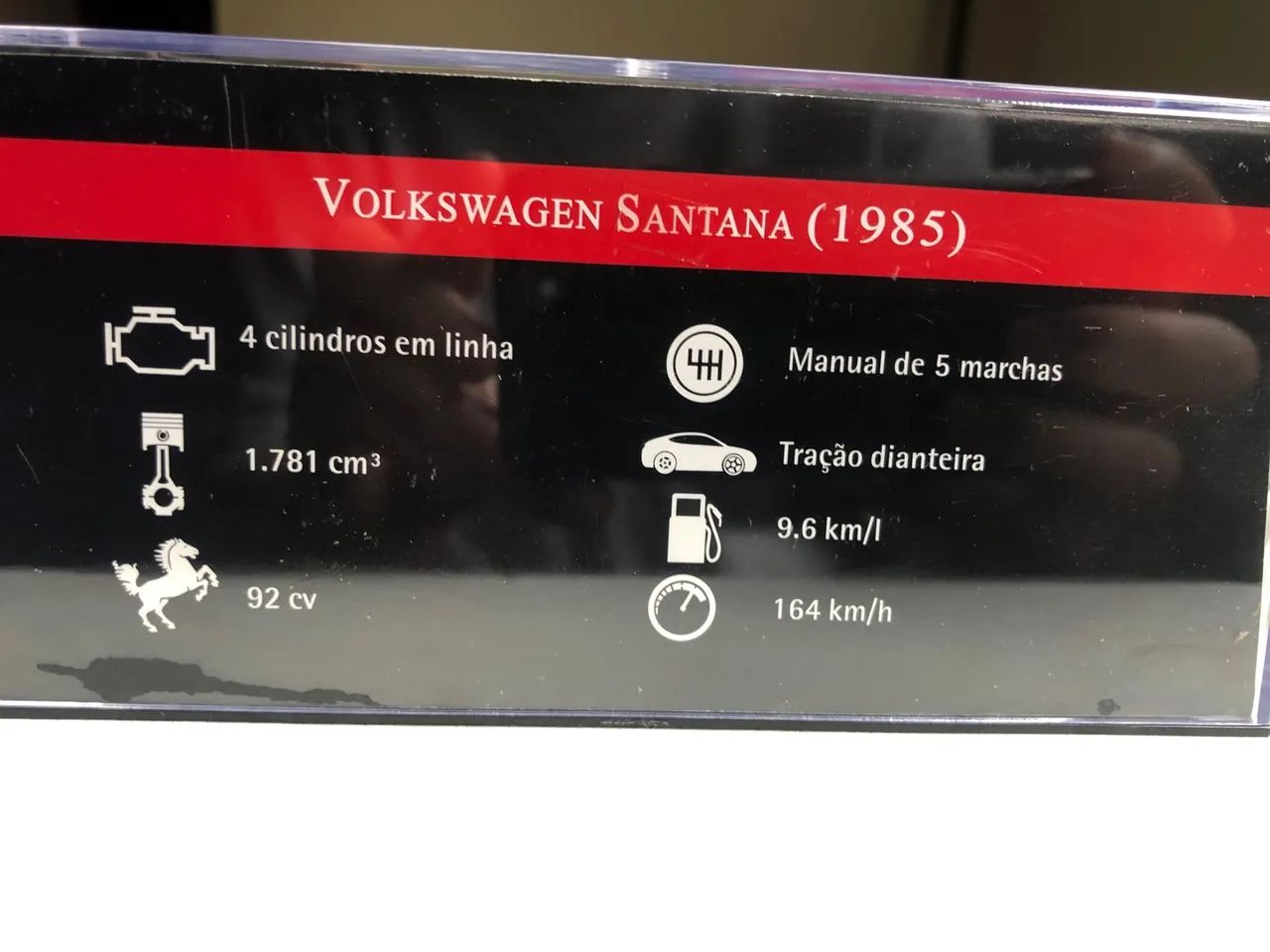 Miniatura Volkswagen Santana 1985 - Foto 2