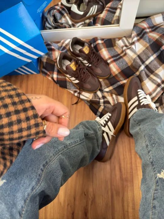 TÊNIS ADIDAS SAMBA CACAU / LINHA PREMIUM (34 AO 39) - A PRONTA ENTREGA - Foto 4