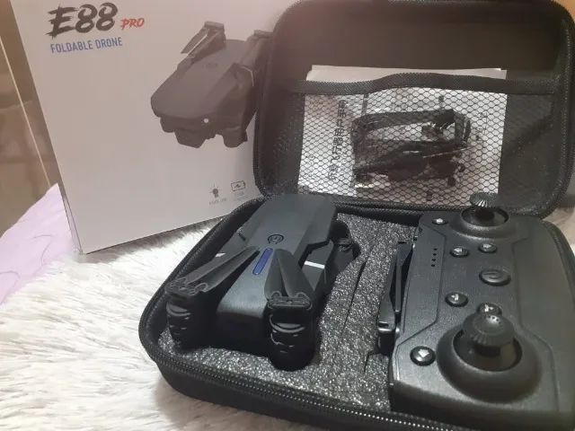 Drone e99, 2 câmeras, grava e tira foto