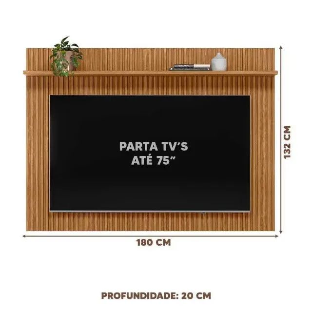 Painel Ripado Para Tv Até 75- SUPER OFERTA! - Foto 2