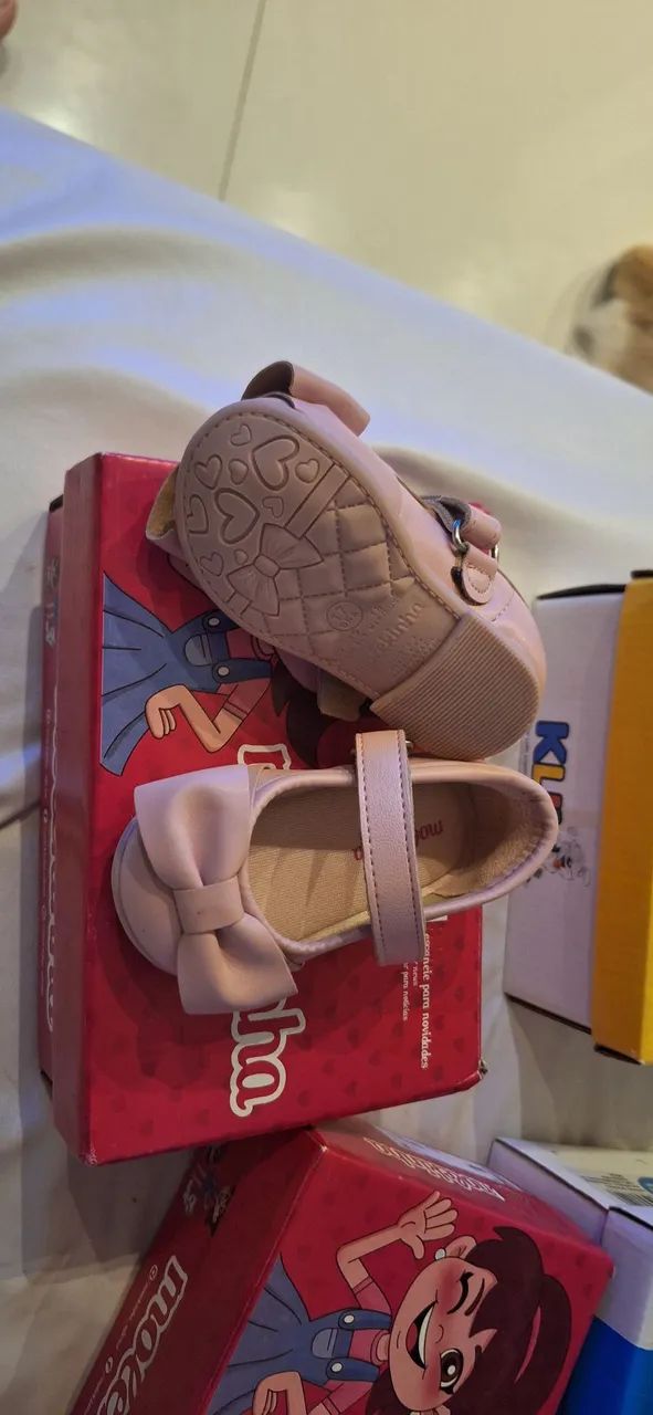 Sapatilha Infantil Molekinha com Laço - Foto 2