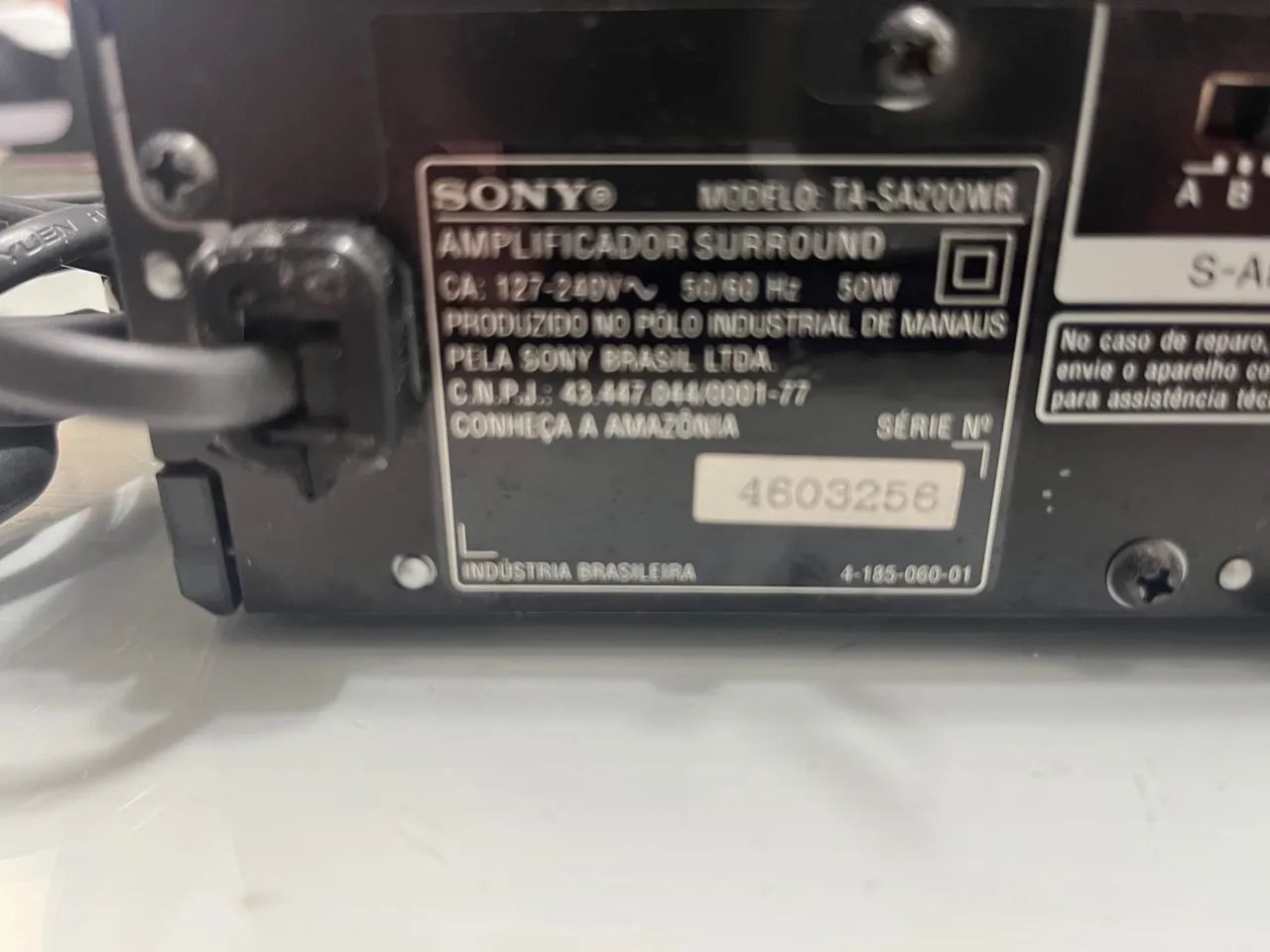 2 Amplificadores Surround Sony Sony S-Air TA-SA 200wr completos - Foto 4
