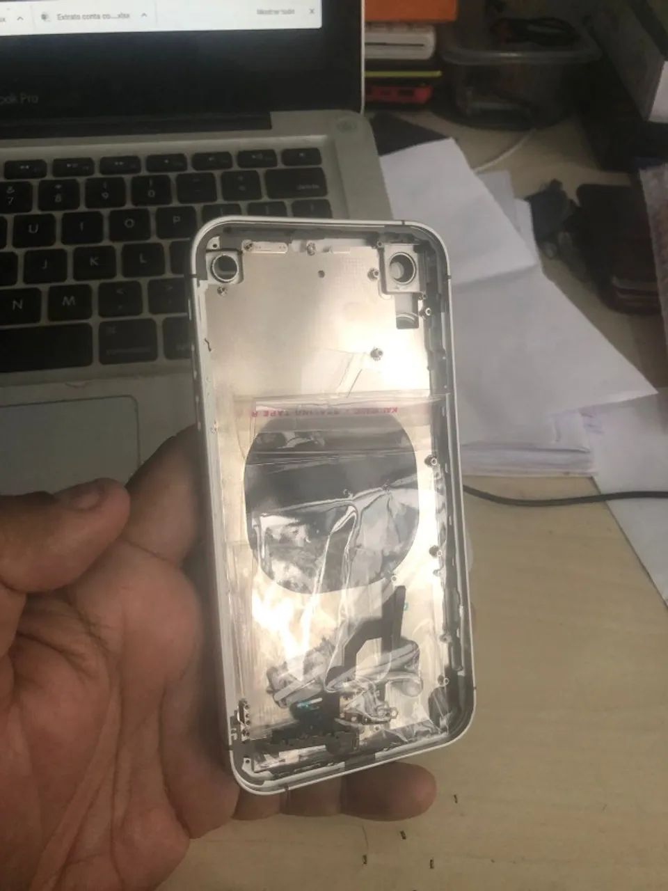 carcaça para transformar iphone XR em iphone 17 pro  - Foto 2