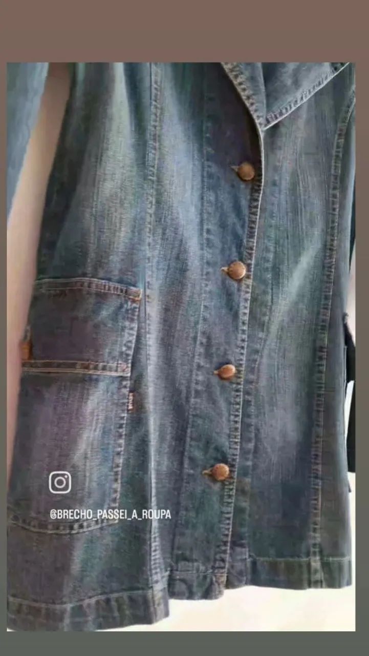 Jaqueta Jeans Feminina - Foto 4
