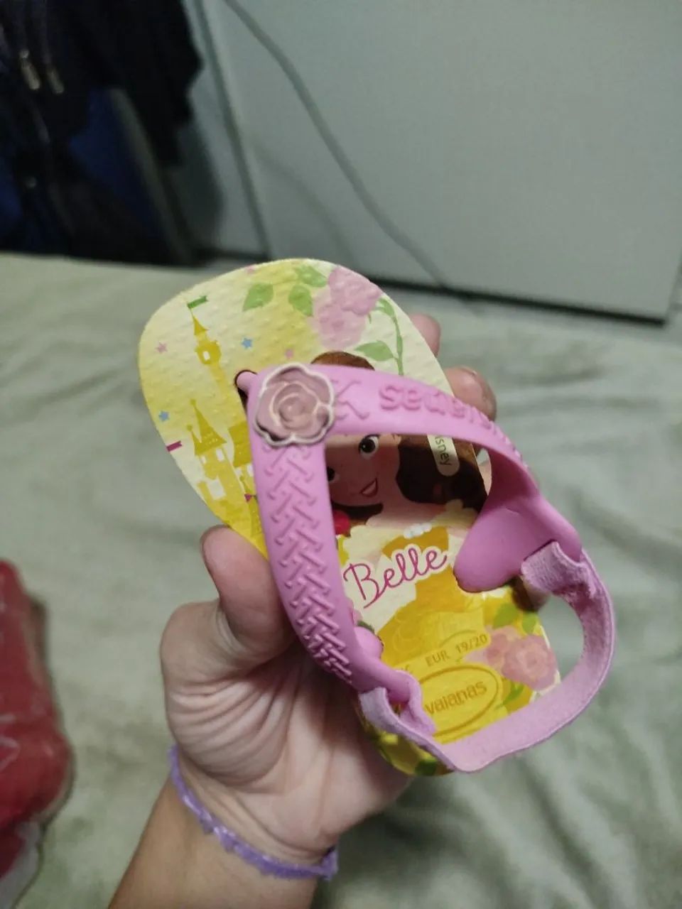 Sandálias Havaianas Infantil da Bela e a Fera - Foto 3