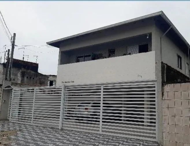 Casa em Condomínio para Venda em Praia Grande, Nova Mirim, 2 dormitórios, 1 banheiro, 1 va