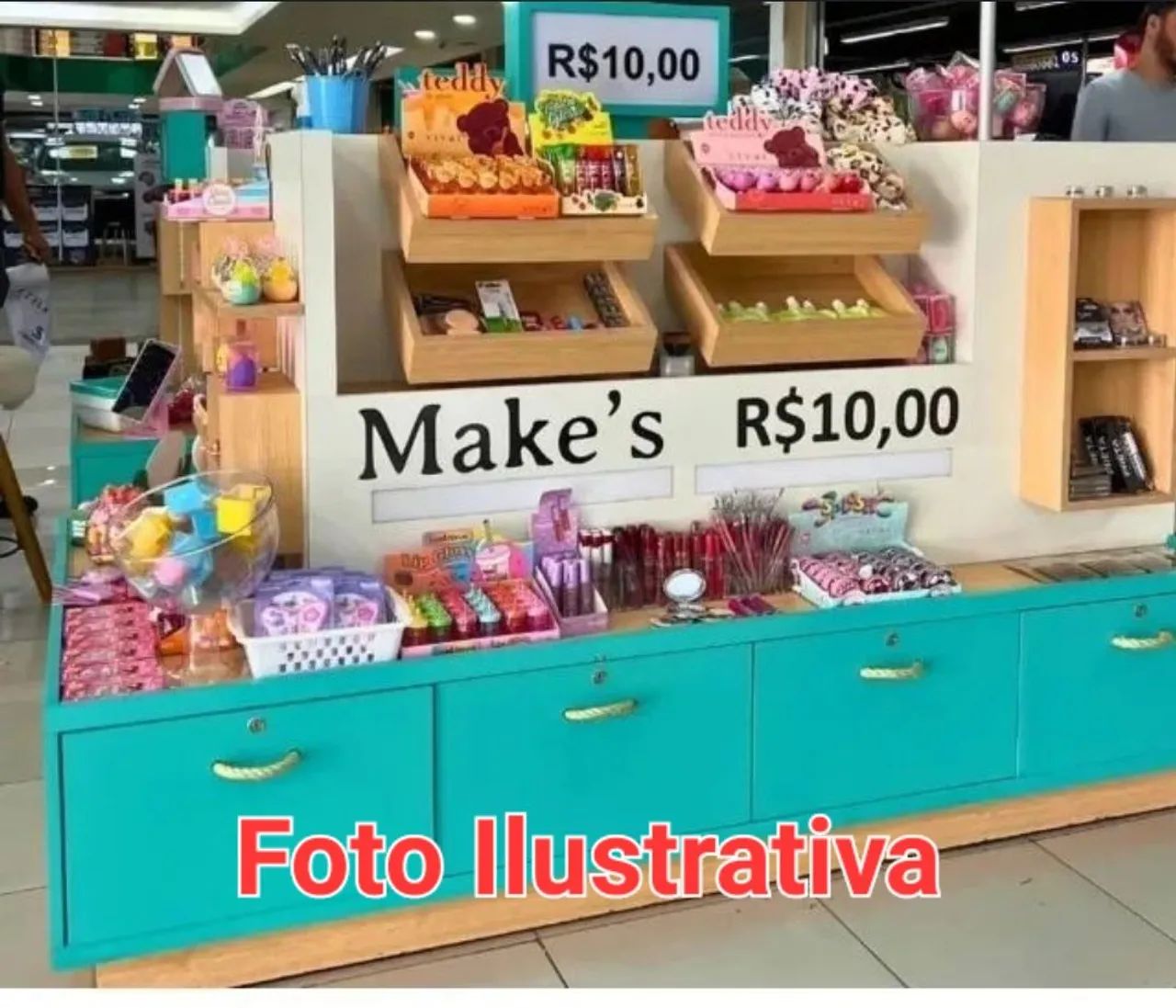 QUIOSQUE DE MAQUIAGEM PARA SHOPPING
