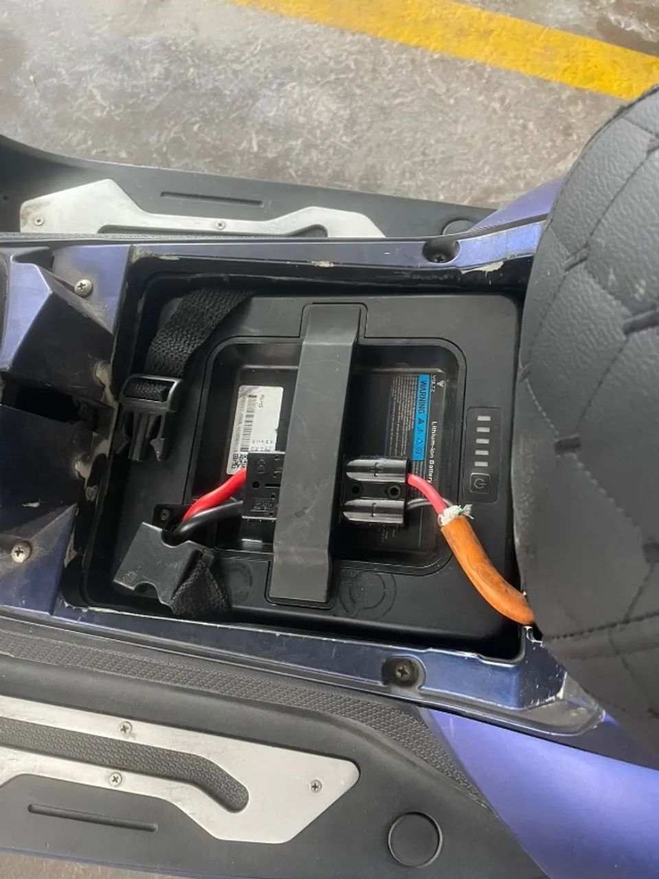 VOLTZ EV1 ADAPTADA COM 2 BATERIAS EV1 SPORT - COM CONECTOR INQUEBRÁVEL ANDERSON - Foto 3