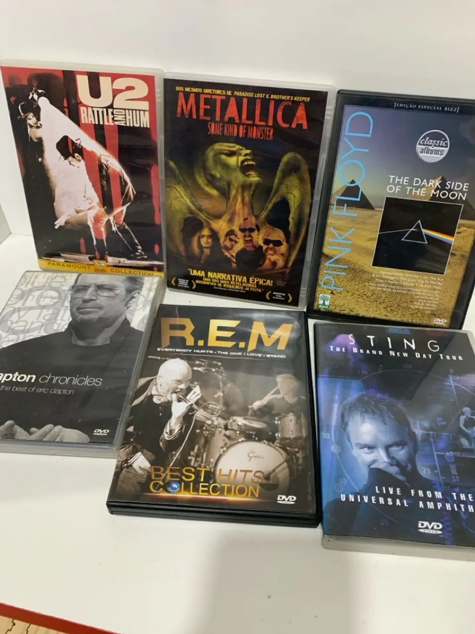 DVDs R.E.M, Sting e Eric Clapton - Foto 5