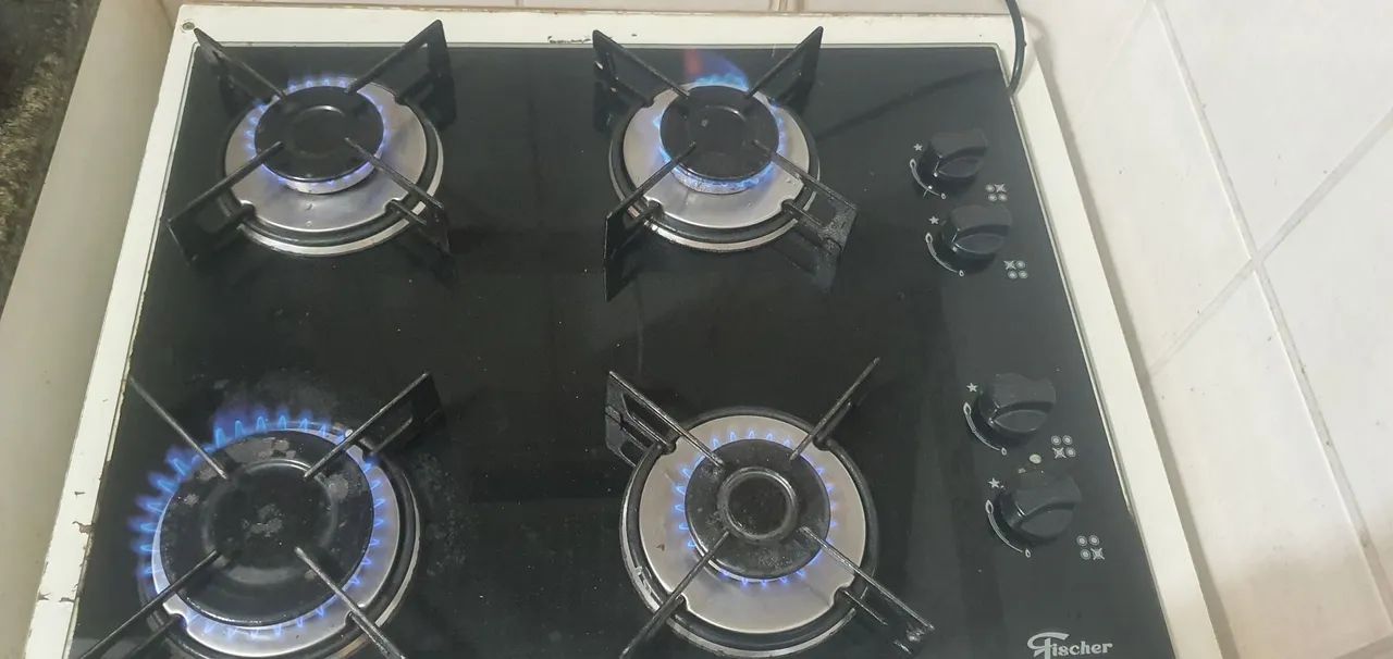 Cooktop 4 bocas com armário 