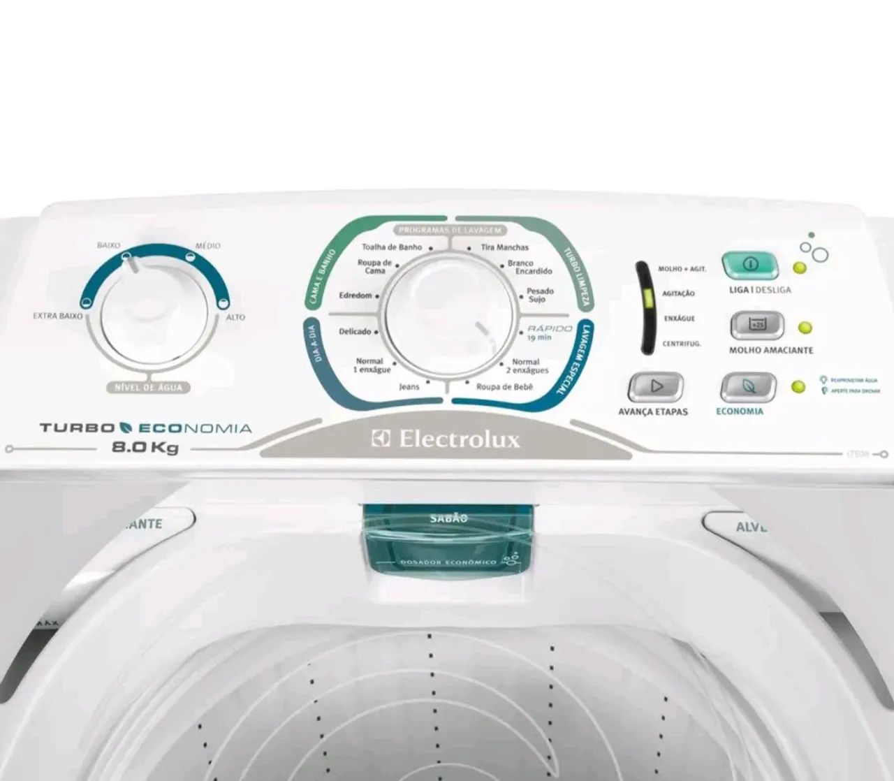 Máquina de Lavar Electrolux 8kg Turbo Eco - Foto 5