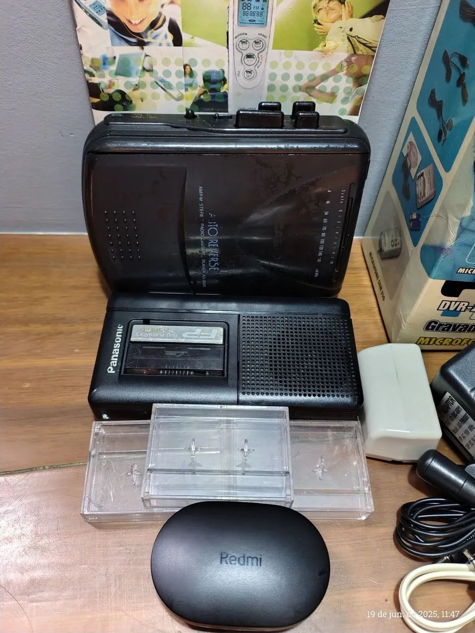 Gravador Powerpack + walkman Casio + gravador panasonic - Foto 3