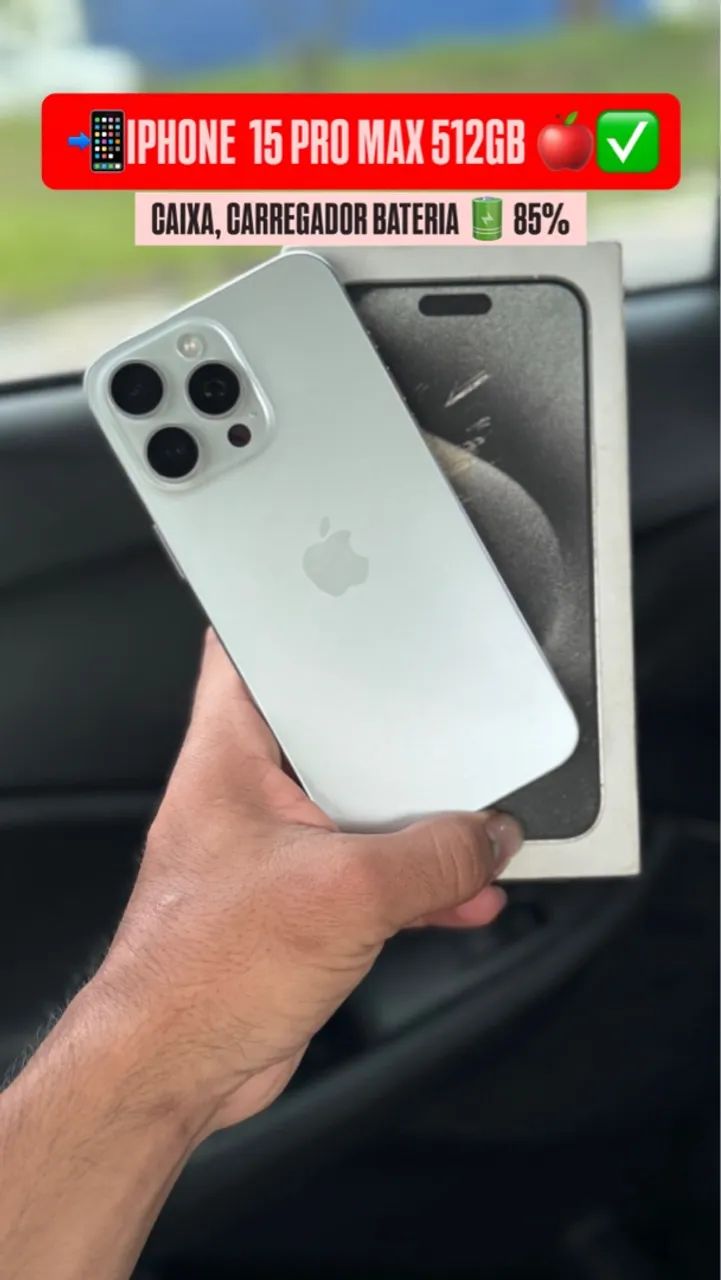 IPHONE 15 PRO MAX 512 GB - Celulares e Smartphones - Coroado