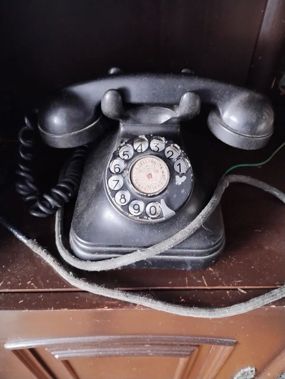 Telefone CTB Fixo Antigo - Vintage