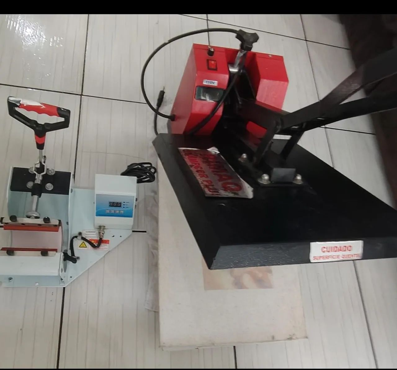 Máquina de estampar. Rimaq. Camisetas área de trabalho, 40x50. 