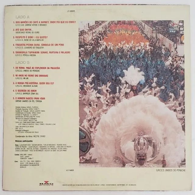 Lp Escolas de Samba de São Paulo - 1990 - Foto 2