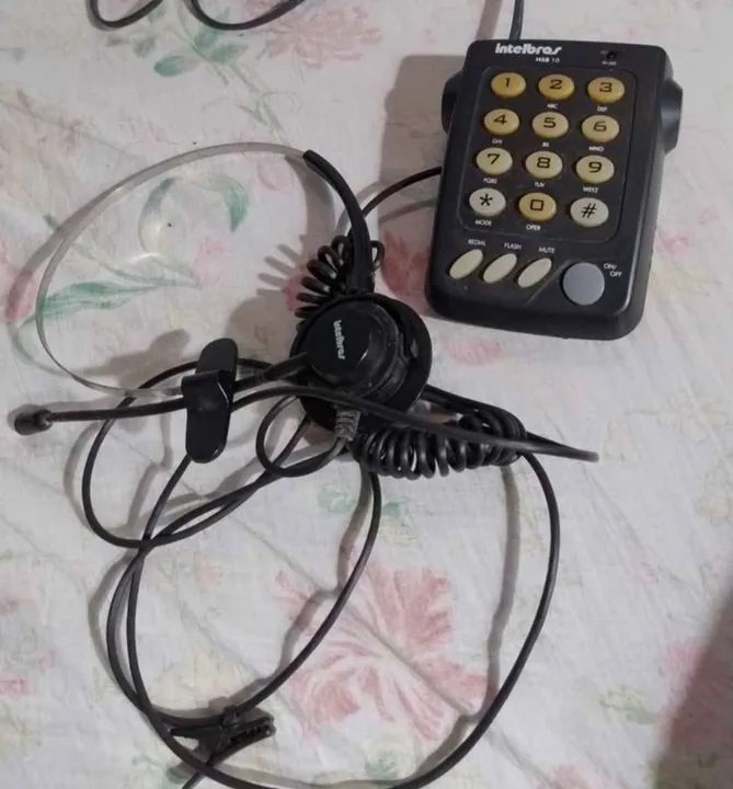 HSB 10 -Telefone c/ fio, Headset + Discadora DTMF/FSK