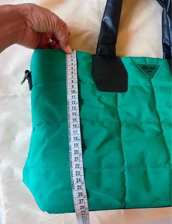 Bolsa de ombro C S Club verde - Foto 2