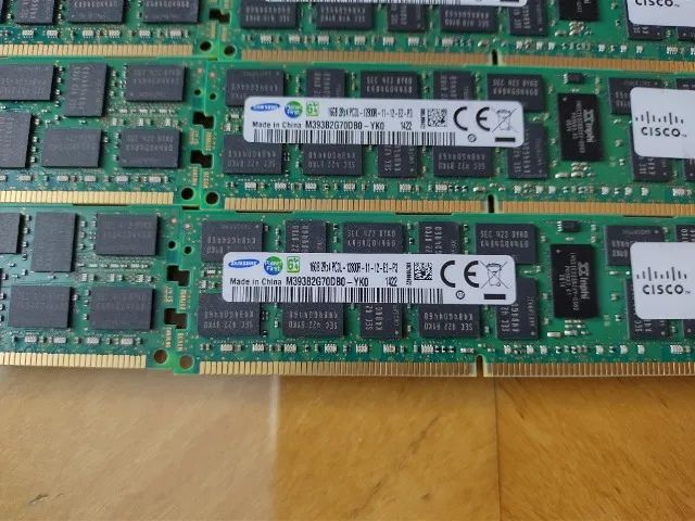   Memoria Samsung Servidor 16gb Ddr3l 1600 Ecc Rdimm M393b2g70db0-yk0 Aceito Trocas    - Foto 5