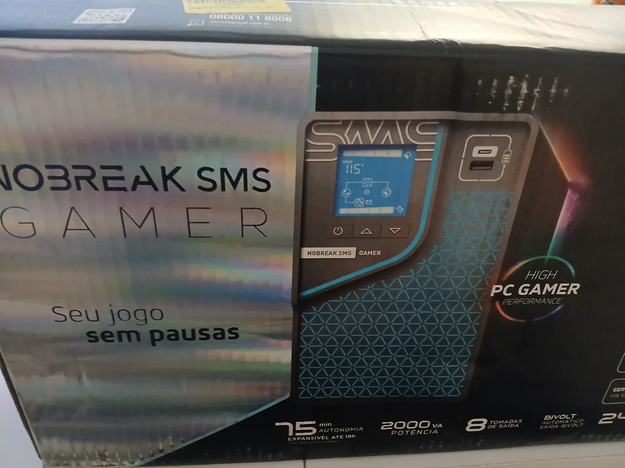 No-break SMS Gamer 2000va Senoidal