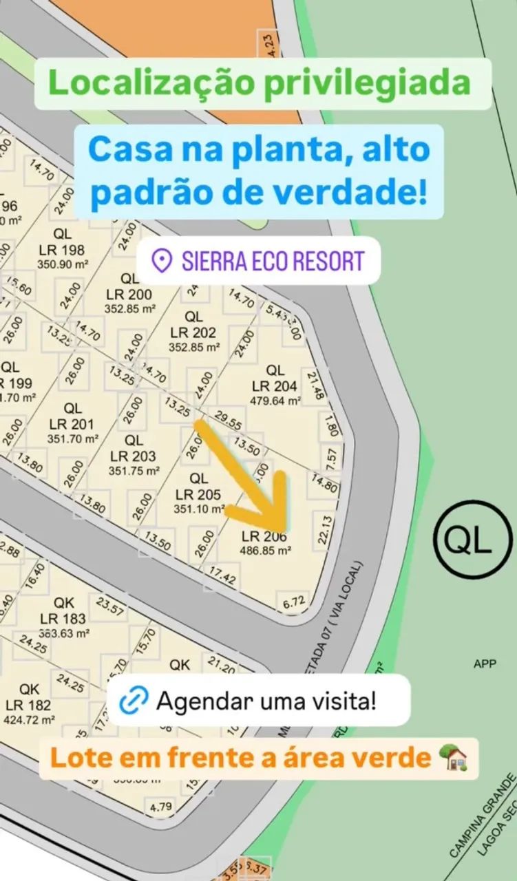     Melhor Lote do Sierra Eco Resort 487m2 - Foto 3