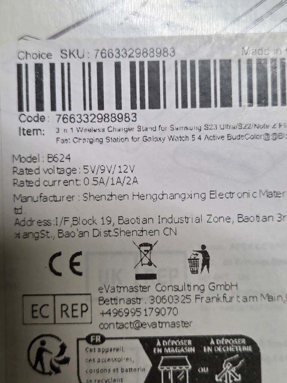 Carregador Wireless 3 em 1 30W  - Foto 5