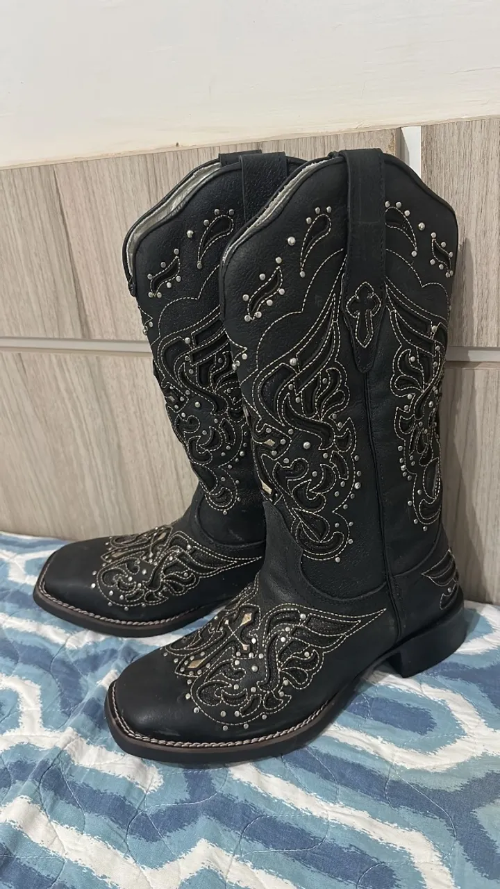 bota texana feminina