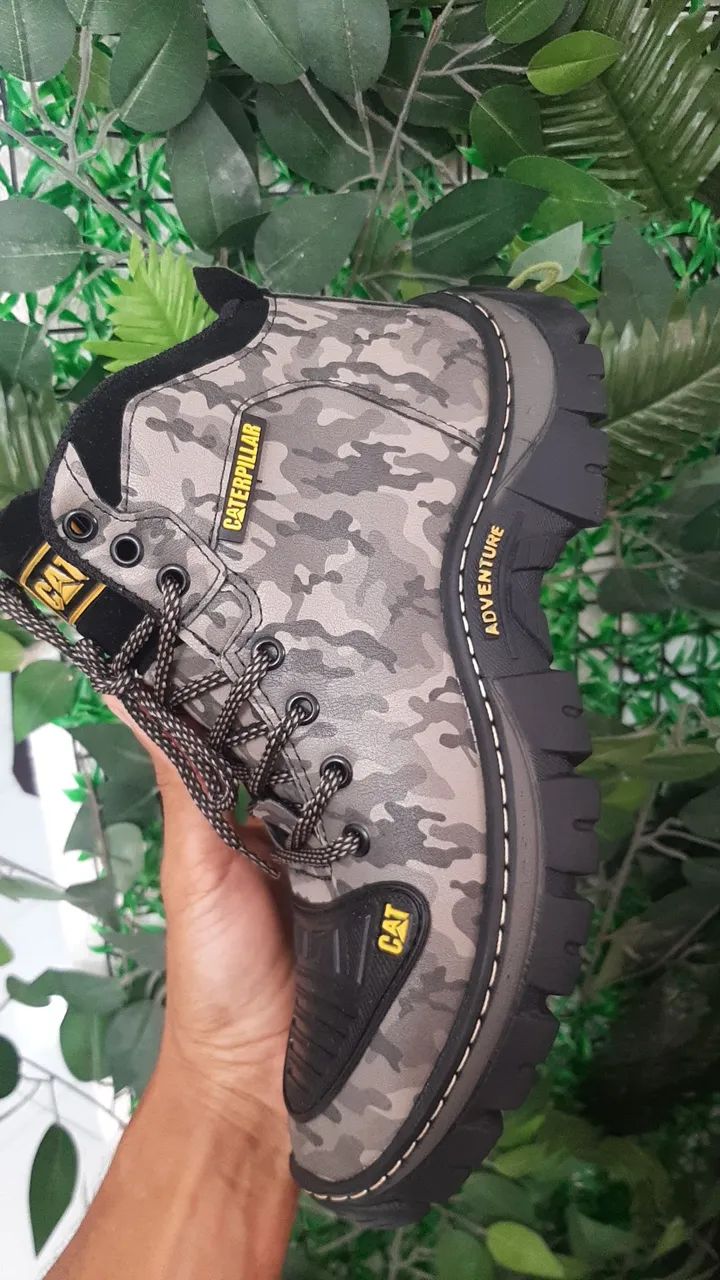 Bota Caterpillar Botas Militares Camufladas Borcegos Camuflados