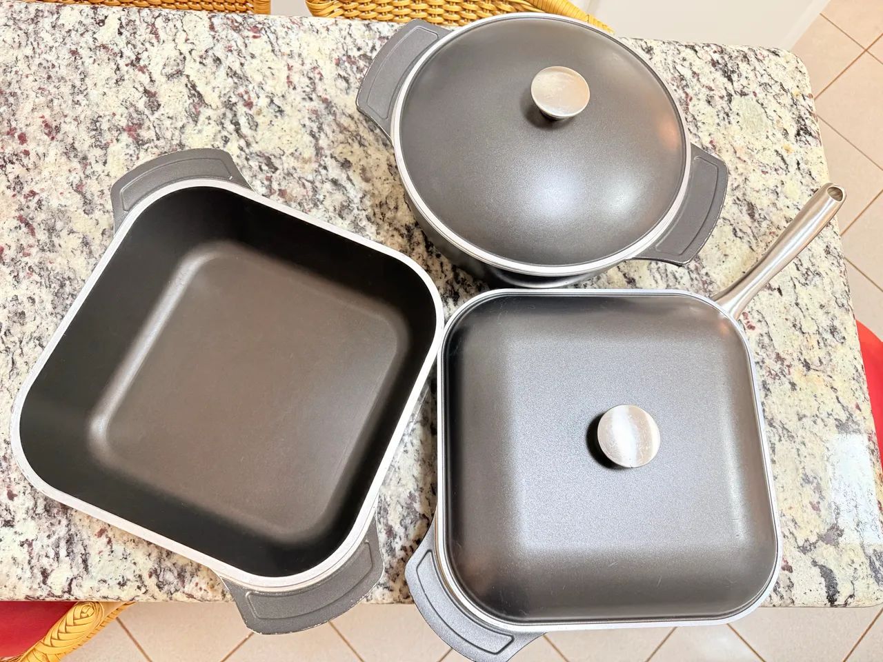 Conjunto de Caçarolas Tramontina Lyon - usadas e muito bem conservadas