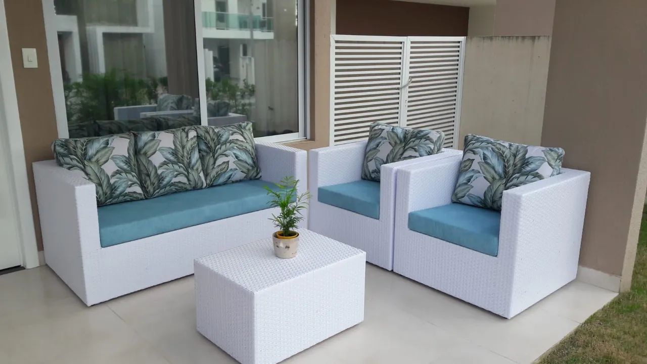 Maravilhoso conjunto pra área externa ou interna 64330448384514124