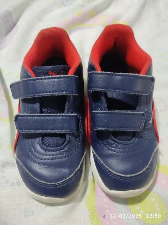 Tênis infantil usado três vezes PUMA número 23 (Original)  - Foto 3