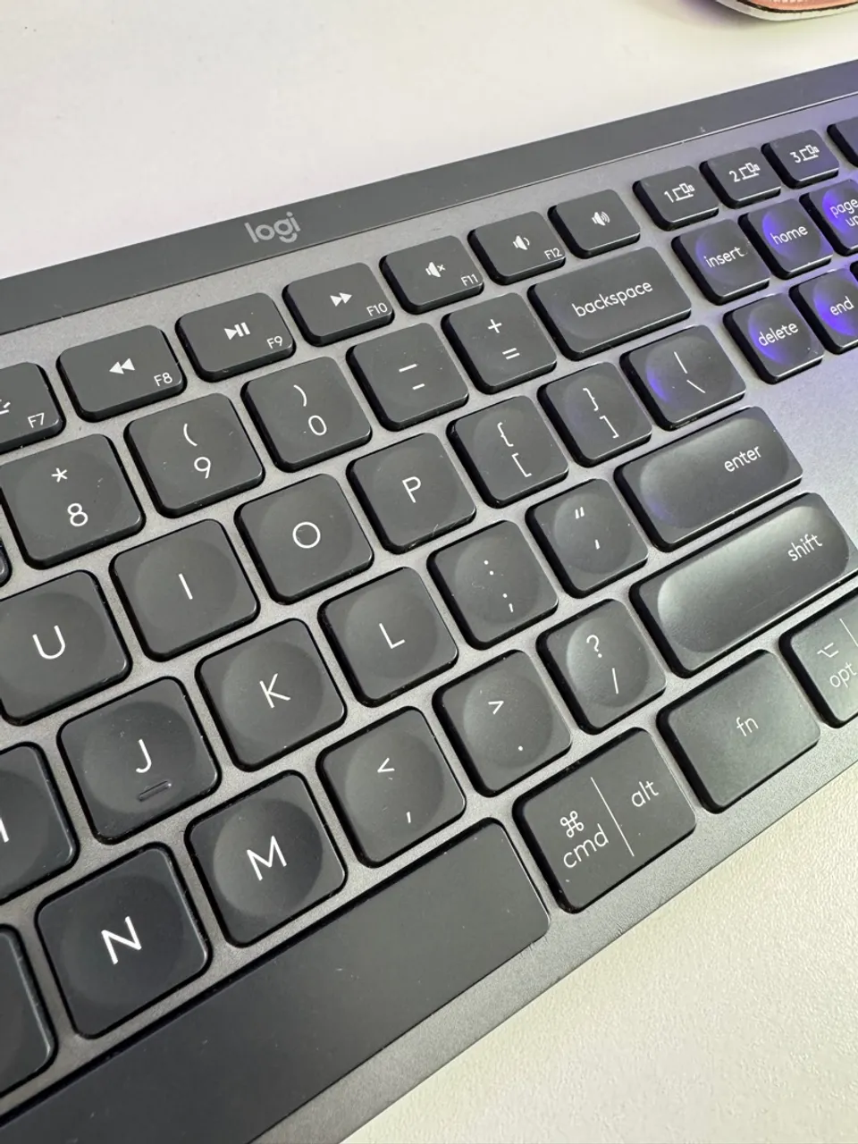 Teclado Logitech MX Keys S sem fio wireless - usado