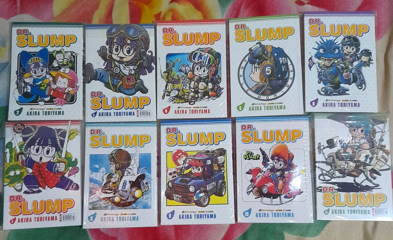 Mangá - Dr Slump ( volumes 2 ao 11) - Akira Toriyama.