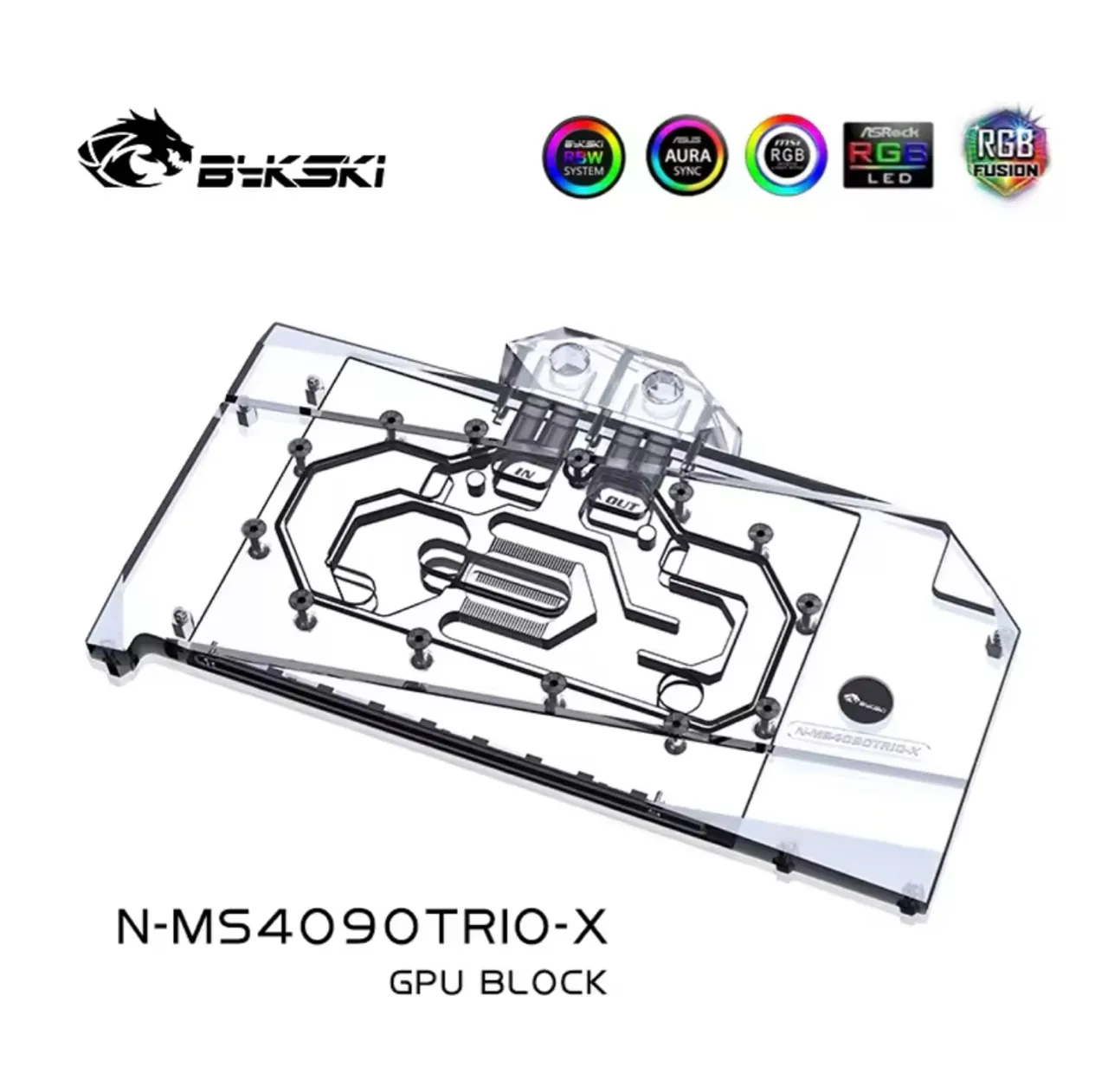 Waterblock Bykski RTX 4090 MSI Trio
