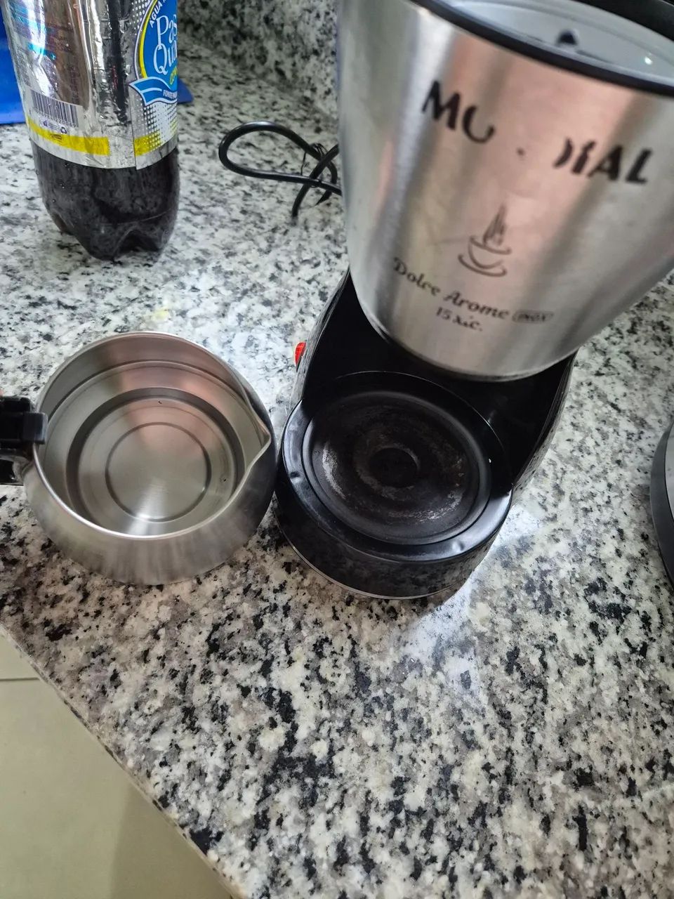 CAFETEIRA MONDIAL DOLCE AROME INOX 16 XÍCARAS 110V USADA - Foto 4