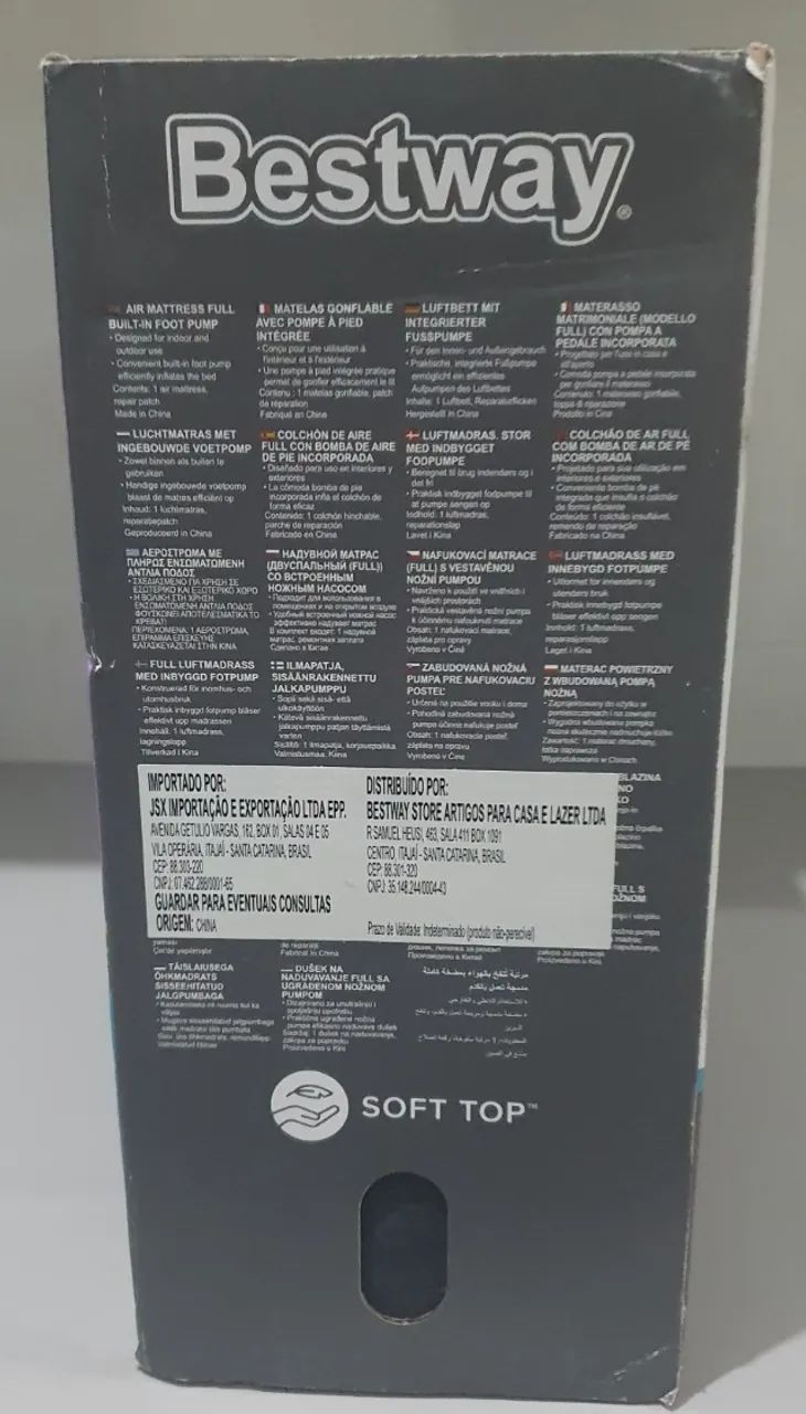 Colchao inflável casal sem uso,  marca Bestway - Foto 4