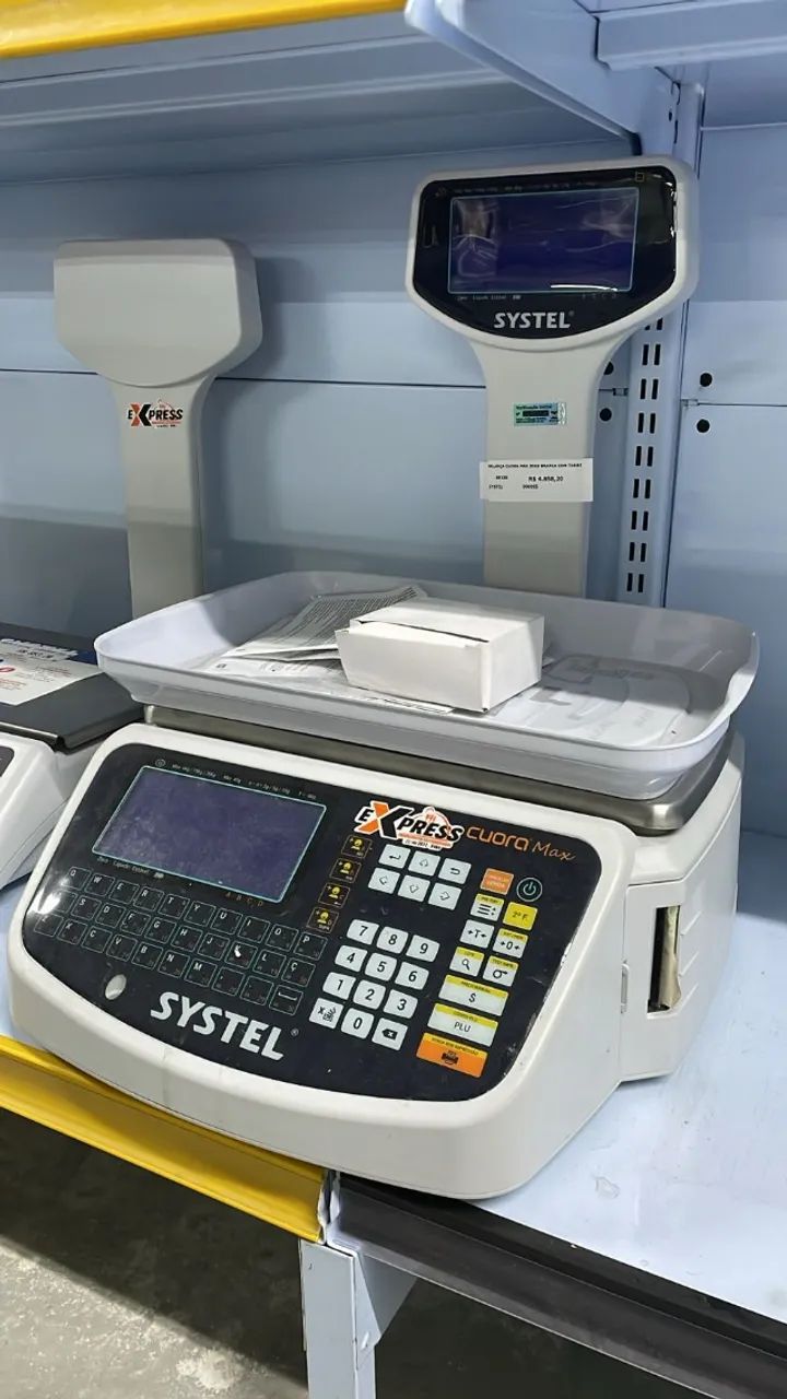 Balança impressora 30kg com torre cuora max