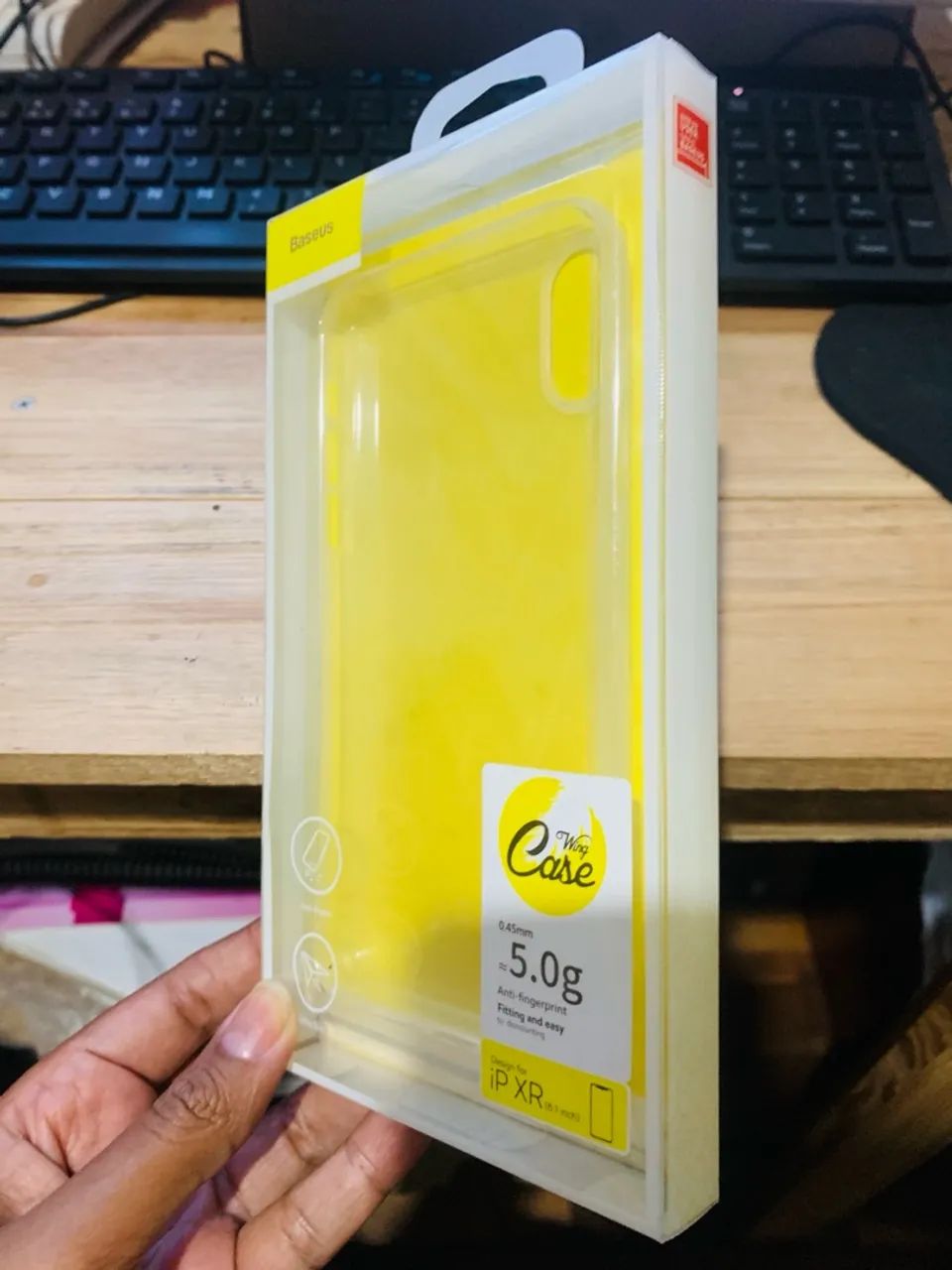 Capa Protetora Baseus para iPhone XR (Transparente) - Foto 2