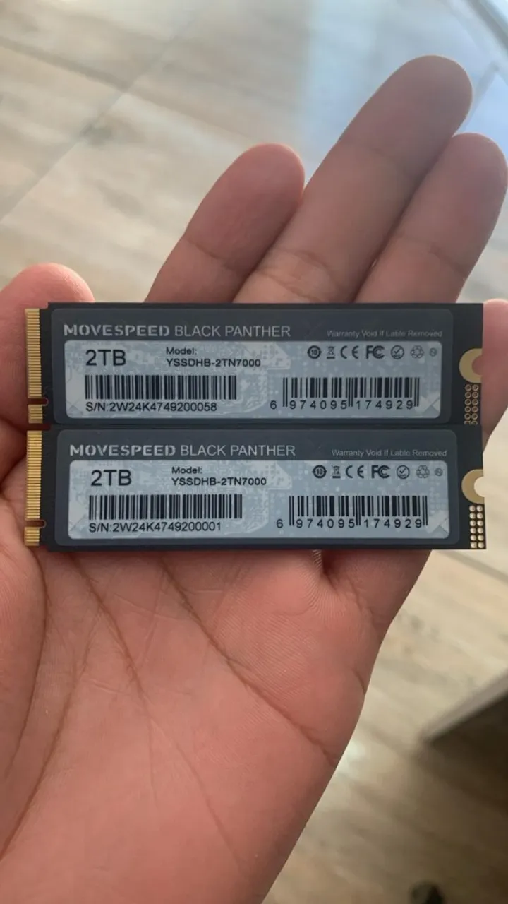 MOVESPEED SSD NVME M.2 2TB (LEIA A DESCRIÇÃO)