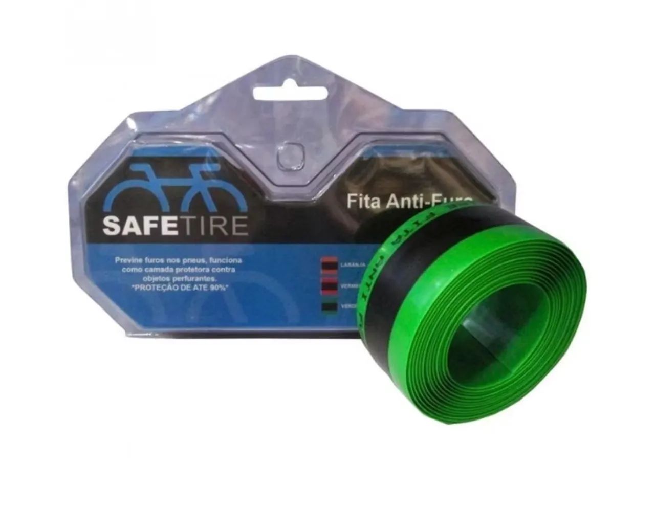 Fita Anti-Furo - SAFETIRE - Para pneu de Bike (cor laranjado) - Foto 2