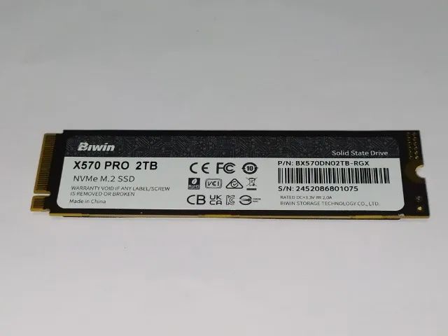 SSD Gen5 Biwin X570 Pro 2TB - Armazenamento - Centro, Porto Feliz