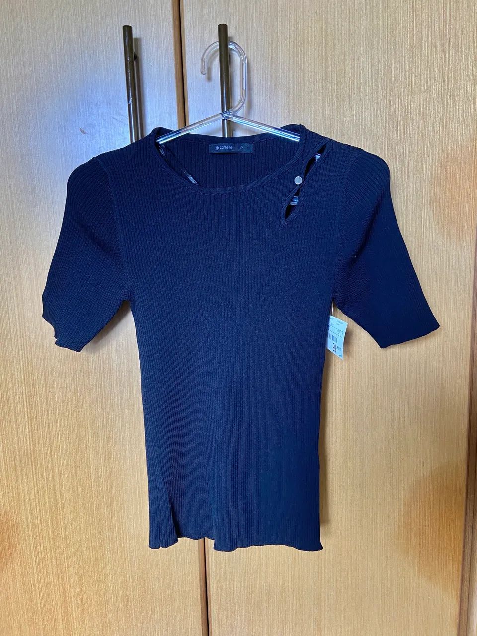Blusa Chique Cortelle Preta